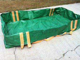 Green Color Dumpster Skip Bag